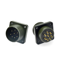 Mâle Femelle 2 4 5 6 7 8Pin M8 Connecteurs Câble cuivre pyramide connecteurs IP67 IP68 Connecteur Étanche