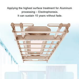Di alta qualità del soffitto automatico vestiti Airer stendibiancheria UV retrattile balcone asciugatrice con Design pieghevole - Product Image 3