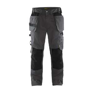 BLAKLADER - 155518609899D104 Pantalon Craftsman Gris foncé/Noir-PANTALON DE TRAVAIL EAN 7330509590805 PANTALON DE TRAVAIL CARGO - Product Image 1