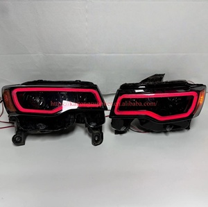 Conjunto de Faros Delanteros RGB Hechos a Mano con Efecto de Persecución, Luces Personalizadas para Jeep Grand Cherokee - Product Image 1