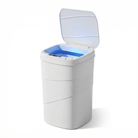 Poubelle intelligente automatique 18L écologique avec capteur de mouvement sans contact, étanche, en plastique