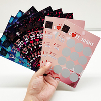 Carte de loterie à gratter personnalisée avec données variables, numéro de série, code unique, carte de jeu, autocollant à gratter VIP