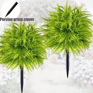 Finta <span class=keywords><strong>Pianta</strong></span> Verde di <span class=keywords><strong>Felce</strong></span> Boston Artificiale all'Ingrosso per Decorazione Interna ed Esterna di Patio, Giardino e Corridoio - Product Image 5