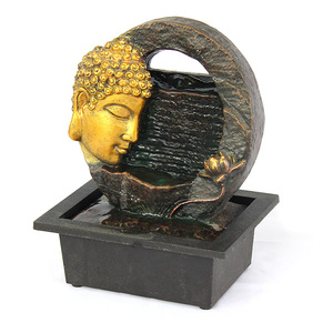 Chunshan Handicrafts Zen <b>Buddha</b> <b>Water</b> <b>Fountain</b> Round Electric With Backlight Indoor Decorative <b>Water</b> Feature - Product Image 5