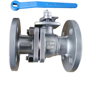 Robinet à bille à bride ANSI Q41F-150LB avec traitement thermique FRAS et tige anti-éclatement à bille solide - Product Image 1