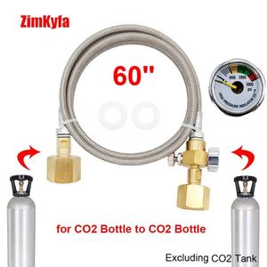 Sodastream CO2 Tank Cylinder Refill <b>Station</b> Air <b>Tools</b> Filling Charging Adapter 1.5m Stainless Steel Braid Hose 3000PSI Pressure - Product Image 3