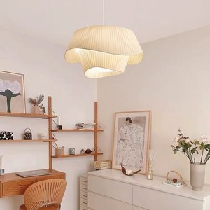 โคมไฟเพดานทรงกลมสไตล์นอร์ดิกมินิมอลสีครีม ขั้วหลอด E27 LED หลายหัว สำหรับบ้าน ห้องนั่งเล่น ห้องนอน ห้องทำงาน - Product Image 2