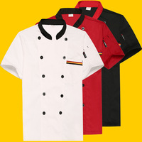Tenue de Travail Décontractée de Chef pour Hommes et Femmes, Vêtements de Cuisine Respirants, Uniforme d'Été en Twill à Manches Courtes ou Longues pour Restaurants