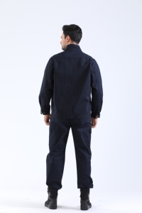 Tuta da <span class=keywords><strong>Lavoro</strong></span> Professionale Unisex in Cotone e Poliestere Resistente all'Usura con Protezione per Motosega e Logo Personalizzato - Product Image 2