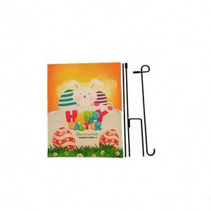 Custom Seasonal Yard <b>Flags</b> 12x18 Inches Welcome Happy Easter Spring Linen Garden <b>Flags</b> - Product Image 4