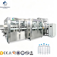 Machine d'embouteillage d'eau de source complète Sokos, ligne de production d'eau en bouteille, machine de production automatique d'eau minérale
