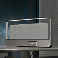 Poste de travail modulaire moderne pour 4 personnes avec cloison de bureau, caractéristiques réglables, résistant à l'eau, avec plateau pour câbles - Commercial