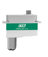 Servo Digital Delgado PTK 7308Plus MG-D HV con Engranajes Metálicos de Aluminio CNC Sin Núcleo 6.5kg 0.060s 3.8V-8.4V para Planeadores DLG F5B F5L F3K