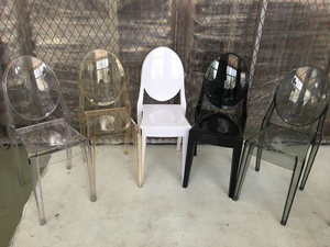 <span class=keywords><strong>Chaise</strong></span> empilable moderne en acrylique Modway Casper pour cuisine et salle à manger, style nordique, <span class=keywords><strong>chaise</strong></span> transparente en résine fantôme - Product Image 6