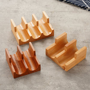 ถาดวางซูชิแบบมือถือ 1/<span class=keywords><strong>2</strong></span>/3/4/5 ช่อง ทำจากไม้วอลนัท แบบตั้งพื้น พกพาสะดวก ใช้สำหรับวางทาโก้ได้ - Product Image 6