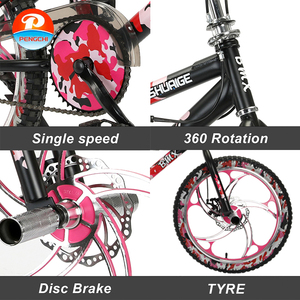2026 Neues 20-Zoll-BMX-Fahrrad Freestyle-Stunt-Bike mit Einzelgang aus Hochkarbon-Stahl, OEM-Anpassung und Großhandel ab Werk in China - Product Image 5