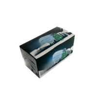 Boîte cadeau en carton écologique haut de gamme, personnalisée et imperméable, pour masques médicaux/produits jetables, fermeture magnétique