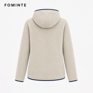 Veste Softshell Imperméable d'Extérieur pour <span class=keywords><strong>Femme</strong></span>, Couleur Unie, Doublure Polaire Contrastante, Idéale pour la <span class=keywords><strong>Randonnée</strong></span> et le Trekking (Vente en Gros) - Product Image 3