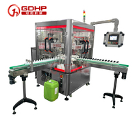 Machine de remplissage automatique d'huile émolliente et de lotion corporelle, machine tout-en-un de type rotatif pour le remplissage et le bouchage de l'émulsion d'eau et de glycérine