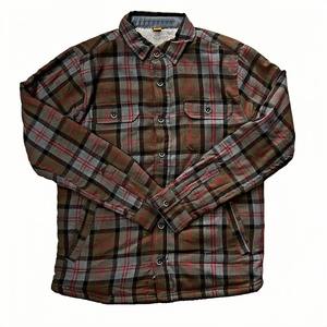 <span class=keywords><strong>Camicia</strong></span> di flanella da uomo di lusso pesante personalizzata con bottone in pile spessa e calda <span class=keywords><strong>giacca</strong></span> di flanella <span class=keywords><strong>oversize</strong></span> con Logo frontale - Product Image 2
