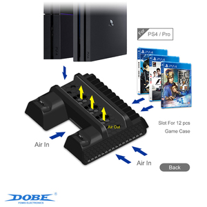 Dobe Nhà máy cung cấp Đa-Chức năng làm mát Fan sạc dock đứng đứng cho <span class=keywords><strong>PS4</strong></span> Slim <span class=keywords><strong>Pro</strong></span> giao diện điều khiển trò chơi phụ kiện - Product Image 5