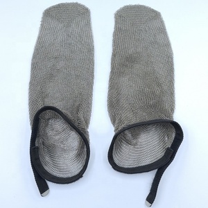 Chaussettes de sécurité anti-coupure en maille de chaîne d'acier inoxydable <span class=keywords><strong>pour</strong></span> bûcherons - Product Image 5