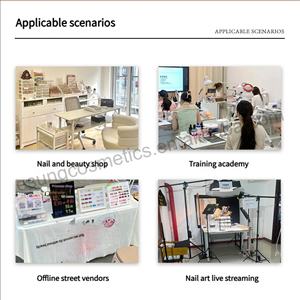 Tableau de Présentation de Salon Personnalisable pour Fournitures d'Onglerie Usine, Présentoir d'Échantillons Magnétique pour Vernis à Ongles et Gel - Product Image 5