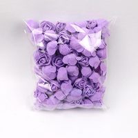 100 pièces de fleurs en mousse PE de 35 cm dans une boîte à bonbons avec un motif licorne pour Noël