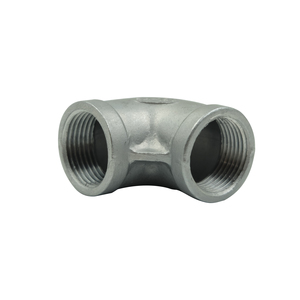 Raccordo per Tubi in Acciaio Inox DKV <span class=keywords><strong>SS</strong></span> 304 316L, Gomito Femmina Ridotto a 90 <span class=keywords><strong>Gradi</strong></span> con Filettatura BSP - Product Image 4