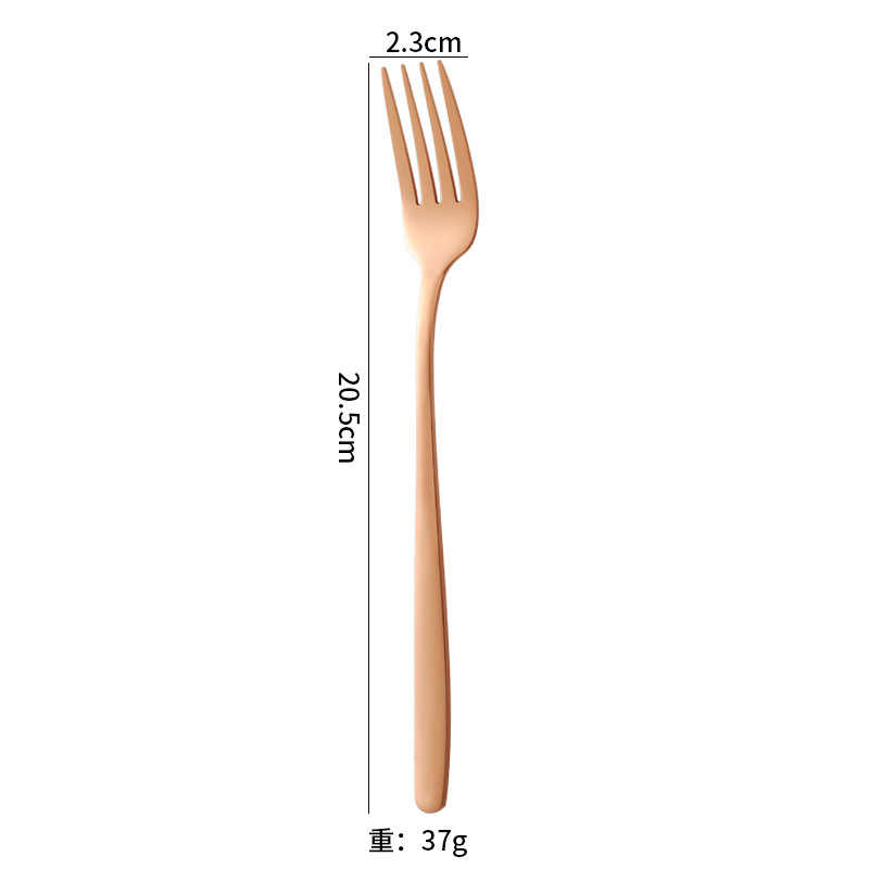 Fourchette en or rose