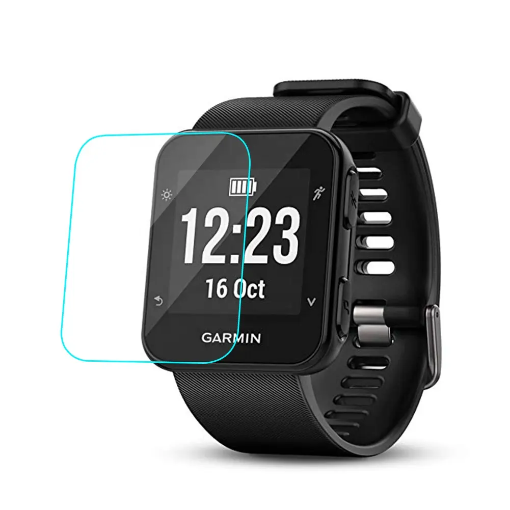 Eraysun 9H verre trempé pour Garmin Forerunner 35 HR rond montre intelligente protecteur d'écran Film de protection anti-rayures