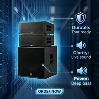 Système de sonorisation professionnel Line Array pour scène, enceintes PA pour concerts, spectacles en direct et événements