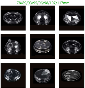 Couvercles en PET durables et écologiques avec logo personnalisé, 89 mm/90-98 mm, sans BPA, pour tasses à café, thé, jus, ouverture facile, anti-fuite, vente en gros - Product Image 6