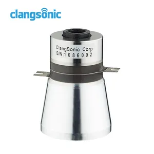 Wholesale Small Ultrasonic Sensor Oscillator 30khz 50w Piezoelectric Ceramic Ultrasonic Transducer For Cleaning