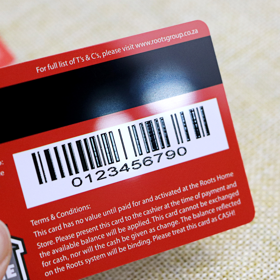 Custom Printing Plastic PVC Barcode Magnetic Stripe Contact Smart Card