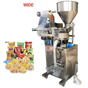 Biodegradable packing filler snack food pellet shape material packing machine with weighing filling sealing bag forming function
