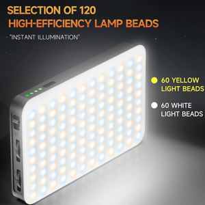 Luce selfie CYKE con clip per iPhone, laptop, fotocamera, portatile per selfie, videoconferenze, fotografia, <span class=keywords><strong>YouTube</strong></span> D10 3 luci - Product Image 2