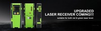 Récepteur laser numérique LCD Huepar LR-6RG Mode extérieur Détecteur laser pour niveau laser à lignes croisées avec pince