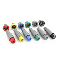 Compatible avec la série de prises fixes PAG 1P, 2-14 broches, connexion médicale PC, auto-bloquante, 10A, IP50
