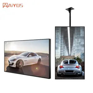 AIYOS 43 אינץ' נגן פרסום LCD 2K Wifi מקורה ומציג שילוט צמוד על הקיר ללוח מידע בחדר המתנה