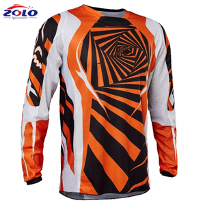 Siêu Mát Mẻ & Thời Trang Biểu Tượng Tùy Chỉnh MTB Áo Sơ Mi Đua Jersey Người Đàn Ông Thở Xuống Dốc Leo Núi BMX Motocross Jersey - Product Image 2