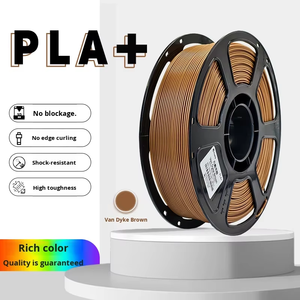 Filament d'imprimante 3D PLA+ 1,75 mm 1 kg, couleur unique, filament d'imprimante 3D, fournitures d'imprimante 3D, PLA Van Dyke Brown - Product Image 6