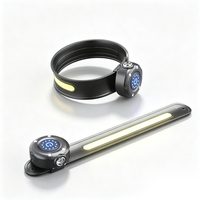 Lampe torche LED sportive mains libres pour poignet, indice de protection IP54, rechargeable par USB, en silicone, respectueuse de la peau, confortable pour la course quotidienne