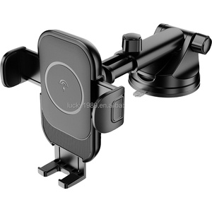 Phổ Biến Xe Không Dây Sạc Chủ 15W Nhanh Chóng Sạc Kính Chắn Gió Xe Điện Thoại Di Động Chủ Cảm Biến Thông Minh - Product Image 1