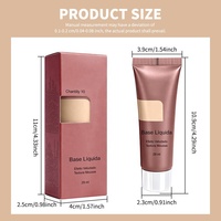 Fond de Teint Liquide Velours Mousse Léger et Naturel, Unifiant le Teint, Longue Tenue, Idéal pour le Quotidien, Marque Privée en Gros