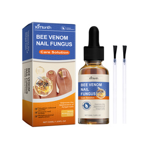 Solution de soin des ongles biologique Ximonth, traitement nourrissant contre les champignons, réparation en profondeur, croissance des ongles, sérum pour ongles au venin d'abeille - Product Image 1