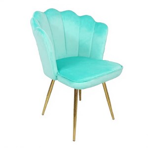 Chaises de salle à manger modernes en velours beige, mobilier de luxe pour restaurants et hôtels, chaises de salle à manger nordiques modernes avec coussin - Product Image 3