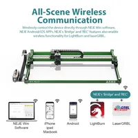 Machine de gravure et de découpe au laser à diodes NEJE Max4 V2 E80, nouvelle pour les grands projets