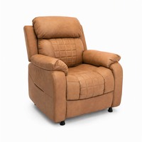 Fauteuil inclinable électrique ultra-silencieux, siège large de 48 cm, mousse haute densité, longueur inclinée de 183 cm, fauteuil inclinable à moteur unique