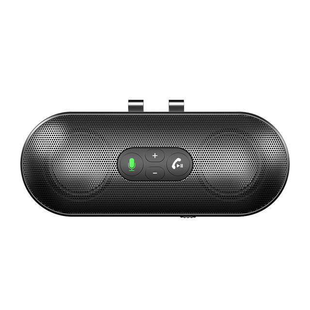 T18 Car Kit Handsfree Speakerphone Multipoint Sun Visor Speaker for Phone Smartphones Car Charger Hands Free Bluetooth